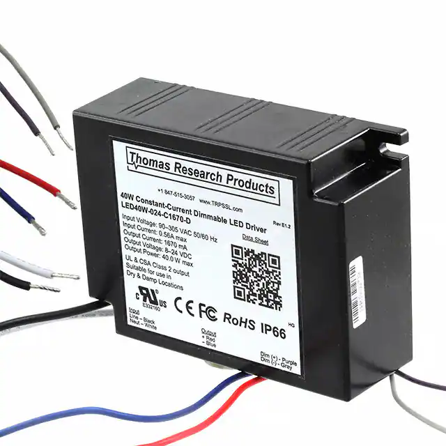 LED40W-024-C1670-D Thomas Research Products  LED Drivers